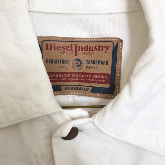 Diesel White Jean Jacket - Picture 2 of 3